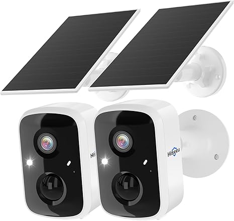 Solar Security Cameras 2 Pack