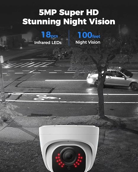 Smart 5MP Home Security Camera System