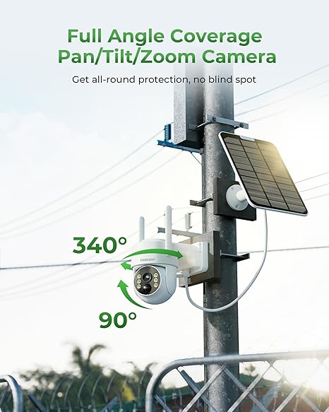 Solar Security Camera System 10CH