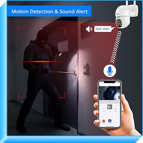 2K PTZ Security Camera