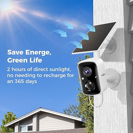 Solar Security Cameras 2 Pack